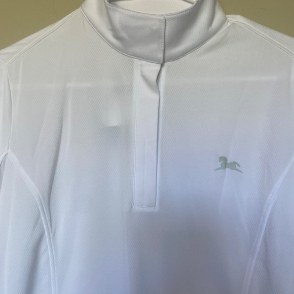 Women’s Equestrian shirt in white size Medium. NWT - Picture 2 of 7